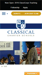 Mobile Screenshot of classicalcharterschools.org